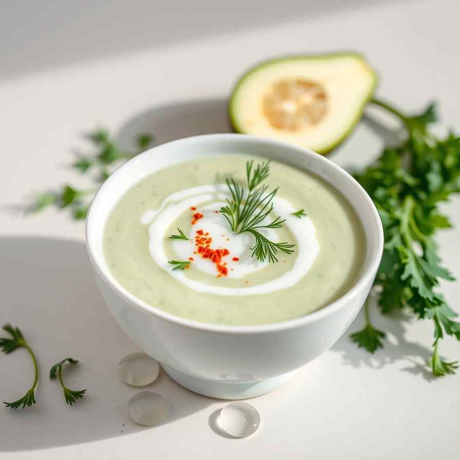 No-Cook Healthy Cucumber Yogurt Soup
